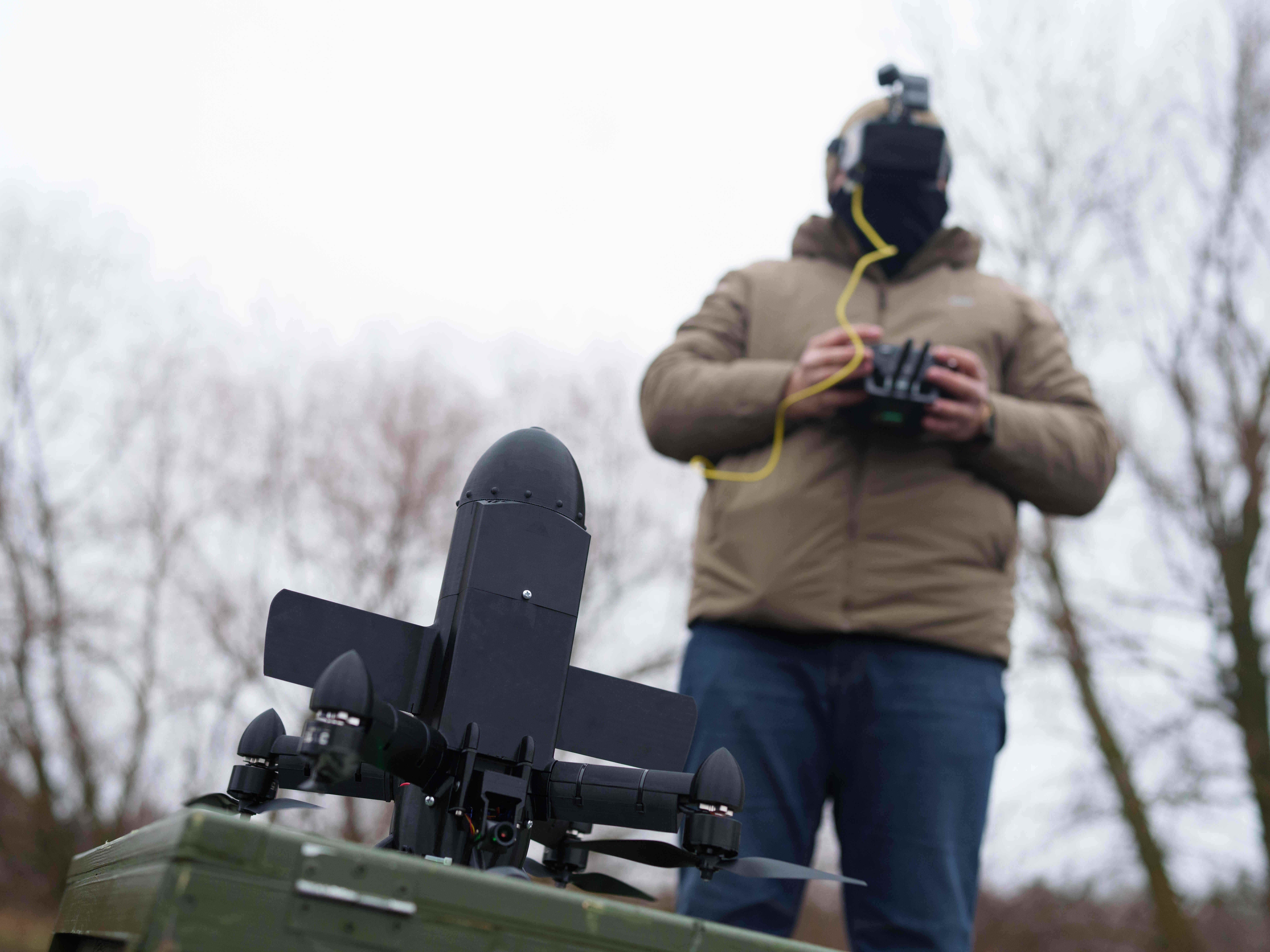 Drones interceptores ucranianos podem voar ainda mais rápido, conforme novo recorde mundial.. Reprodução: Businessinsider