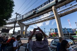 Consórcio da Linha 15-Prata paga R$ 41 milhões para encerrar investigação sobre falhas no monotrilho. Legenda da imagem. Reprodução: Retorno do item 11