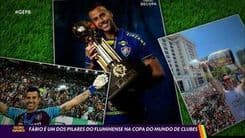 Fábio é um dos destaques do Fluminense na Copa do Mundo de Clubes com novo uniforme. Legenda da imagem. Reprodução: Globo