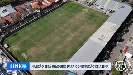 Estádio Nabi Abi Chedid, do Bragantino, será demolido para dar lugar a uma nova arena. Reprodução: Globo