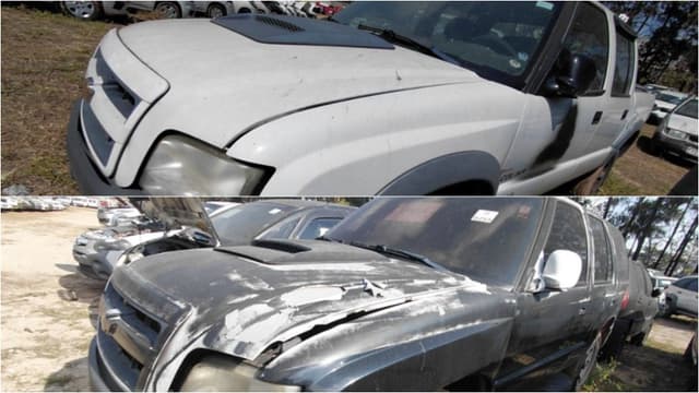 Leilões públicos de veículos no SP: carros e motos com lances iniciais. Reprodução: Globo