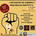 Membros do Coletivo de Mulheres Pretas Periféricas se reúnem para o I Encontro de Saberes e Resistência Periférica. Reprodução: redação