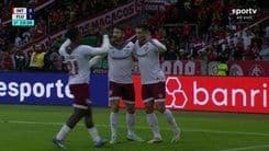 Fluminense vence Internacional por 2 a 0 em Porto Alegre, com gols de Serna e Paulo Baya.; Reprodução: Globo
