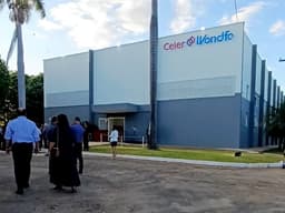 Prefeito inaugura nova fábrica da Celer Biotecnologia em Montes Claros, ampliando o polo farmacêutico da cidade. Reprodução: Globo