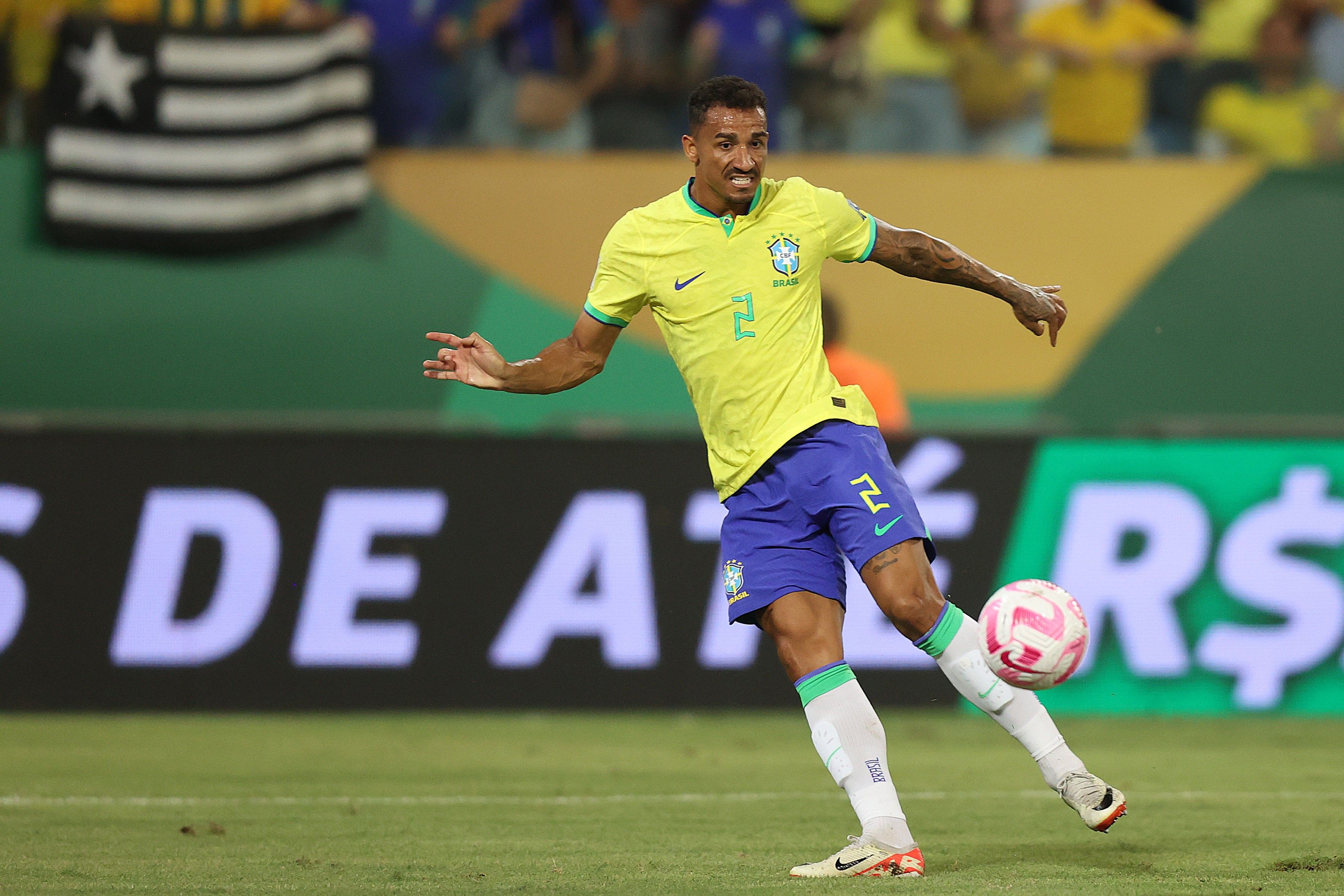 Danilo, aos 34, foi o mais veloz da seleção durante a Copa