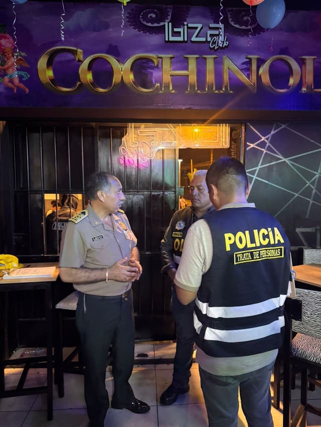 Polícia do Peru resgata 123 mulheres de exploração sexual