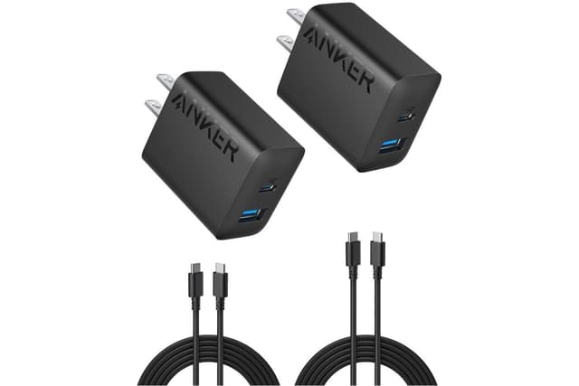Pacote de dois carregadores Anker disponível por um preço acessível. Reprodução: Gizmodo