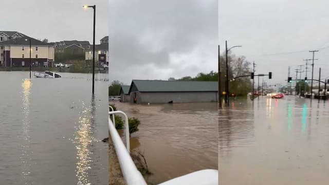 Tornados devastam dez estados dos EUA; mais de 90 ocorrências registradas em cinco dias. Reprodução: Autor Desconhecido