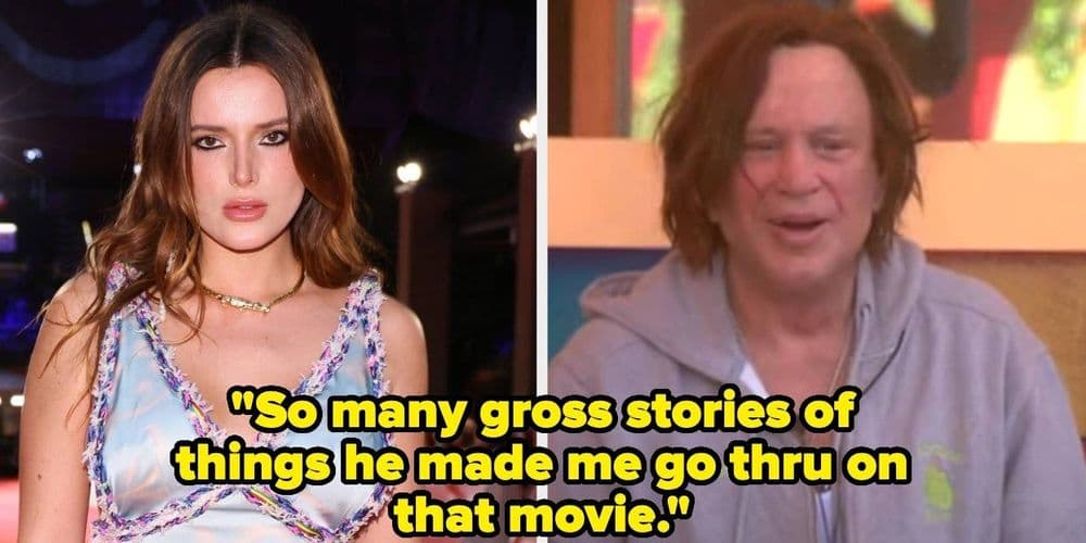 Atriz comenta sobre experiência negativa ao trabalhar com Mickey. Reprodução: BuzzFeed.