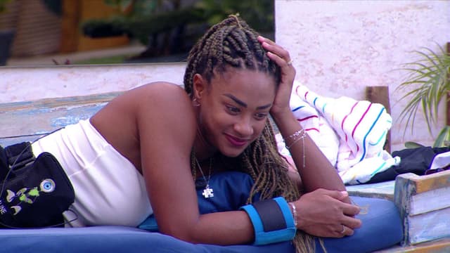 Aline questiona Diogo Almeida sobre relacionamento no BBB 25