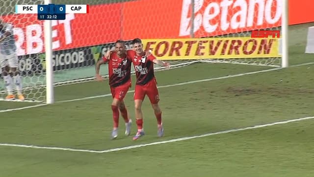 Furacão enfrenta dificuldades, mas conquista vitória contra o Paysandu na estreia. Reprodução: Globo