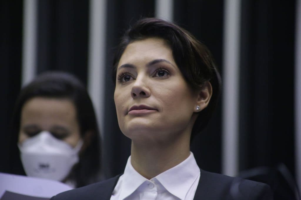 Michelle Bolsonaro critica parlamentar sobre cota feminina na política. Reprodução: CNN Brasil