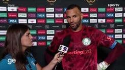 Weverton fala sobre a eliminação do Palmeiras na Copa do Mundo de Clubes. Reprodução: Globo
