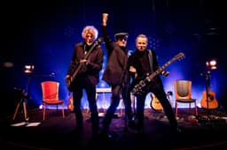 Os Titãs se apresentam em Nova Friburgo no dia 25 de julho. Reprodução: Globo
