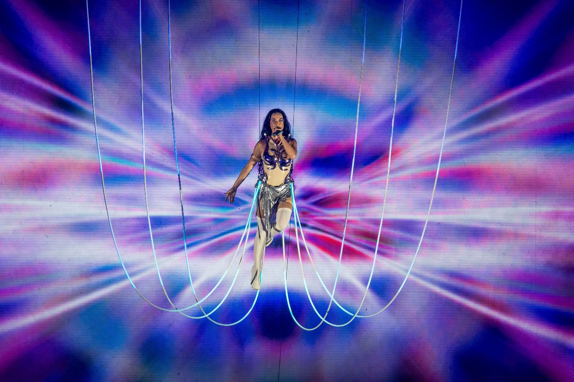 Katy Perry retorna ao Brasil com show no The Town, em São Paulo, após passagem pelo Rock in Rio. Reprodução: O Globo