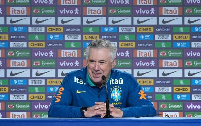 Ancelotti explica substituição de Endrick após pênalti. Reprodução: Esporte
