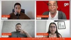 Emanuelle Ribeiro comenta estreia dos novos reforços do Flamengo. Reprodução: Globo