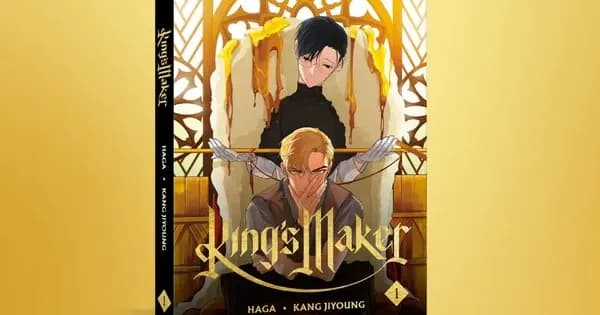 Inklore lança primeiro volume da série boys-love 'Kings Maker' em 26 de agosto. Reprodução: Anime News Network