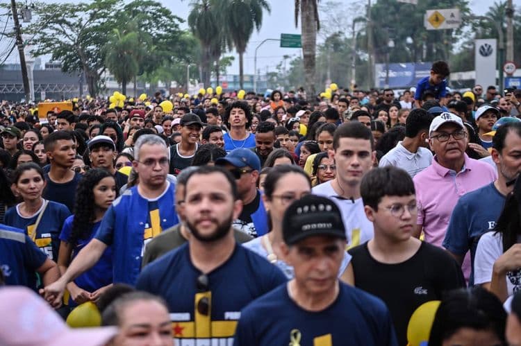 Marcha para Jesus em Rio Branco deve reunir 60 mil fiéis neste sábado. Reprodução: Globo