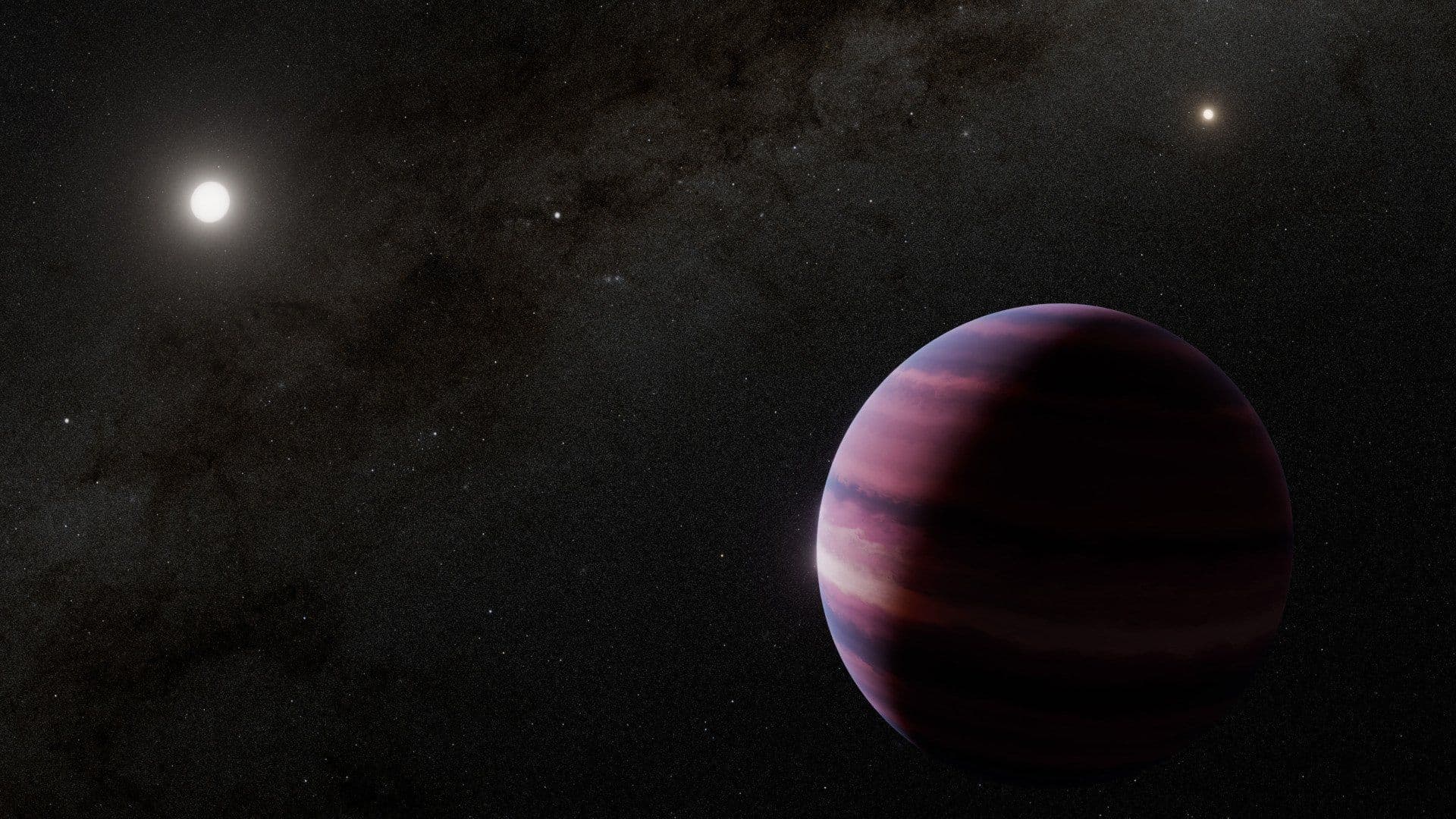 Cientistas identificam possível gigante gasoso na zona habitável da Alpha Centauri A.; Legenda da imagem. Reprodução: Gizmodo