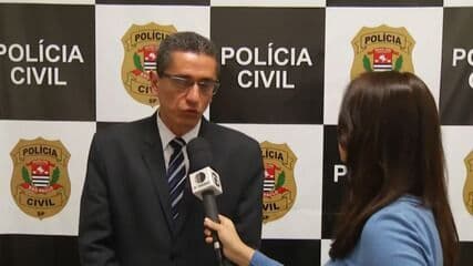 Suspeito preso por envolvimento na morte de mulher encontrada em saco plástico em Poá.; Reprodução: Globo