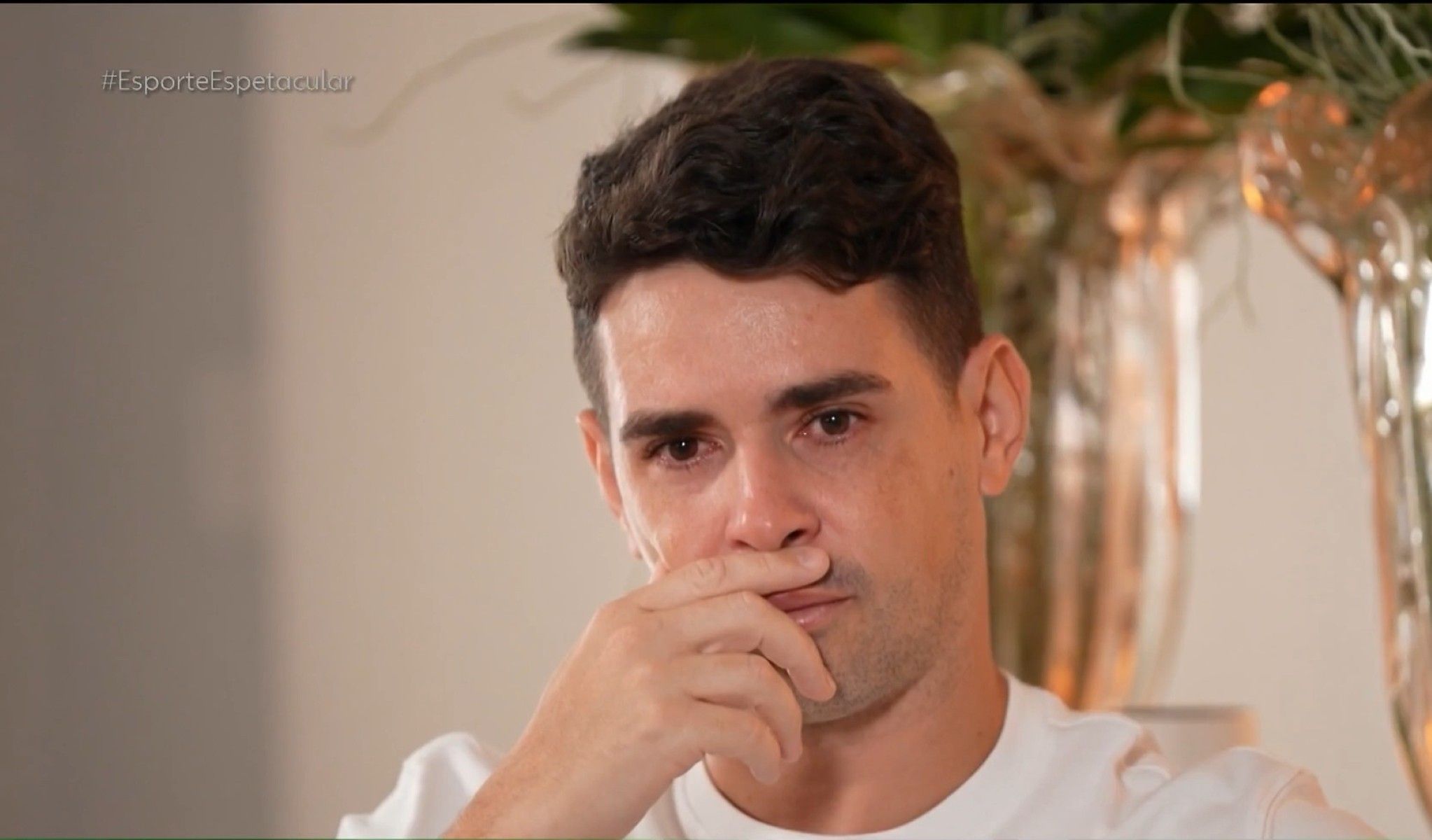 Oscar detalha trauma; diz que coração parou por dois minutos.. Reprodução: Ge