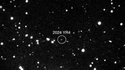 Telescópio James Webb revela 3,8% de chance de impacto com a Lua. Reprodução: IG.