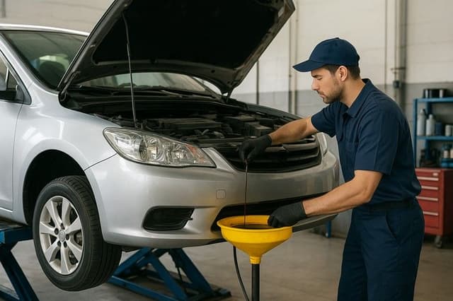 Sinais de revisão: barulhos, luzes no painel e partida difícil indicam necessidade de manutenção. Legenda da imagem. Reprodução: Retorno do item 11