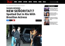 [Bruna Marquezine é chamada de 'nova señorita' pela imprensa americana após flagras com Shawn Mendes.]. Reprodução: Gshow