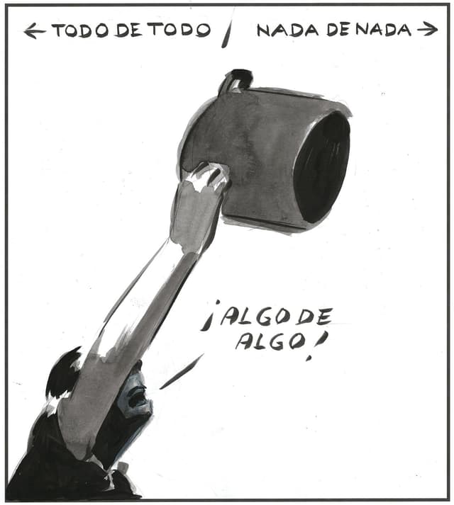 Viñeta de El Roto provoca reflexão sobre a condição humana. Reprodução: El Roto