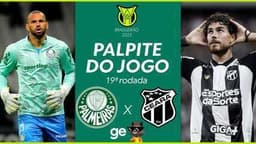 Palmeiras enfrenta Ceará em meio a protestos da torcida pelo desempenho do time. Reprodução: Globo