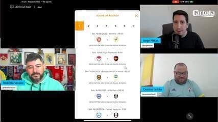 Estrelas como Bellingham e Salah podem ser escaladas na rodada #2 do Cartola Internacional.; Reprodução: Globo