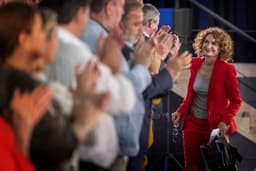 María Jesús Montero defende um novo andalucismo durante o comitê do PSOE-A em Sevilha. Reprodução: El País