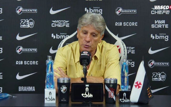 Renato cita erros infantis do Vasco e reclama da arbitragem.. Reprodução: Esporte