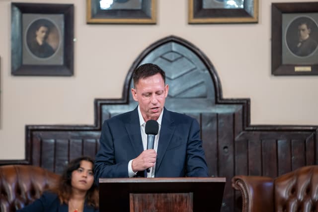 Peter Thiel em imagem, Thiel Macro vendeu toda a Nvidia no 3º trimestre. Reprodução: Retorno do item 11