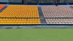 Treino do São Paulo em Medellín antes da Libertadores contra o Atlético Nacional. Reprodução: Globo