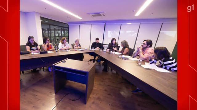 Autoridades debatem ações de fiscalização em clínicas terapêuticas no DF. Legenda da imagem. Reprodução: Retorno do item 11