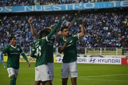 Palmeiras vence o Bolívar por 3 a 2 em La Paz. Reprodução: Globo
