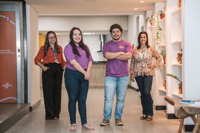 Estagiários do Sebrae Alagoas compartilham experiências transformadoras em homenagem ao Dia do Estagiário. Reprodução: Assessoria