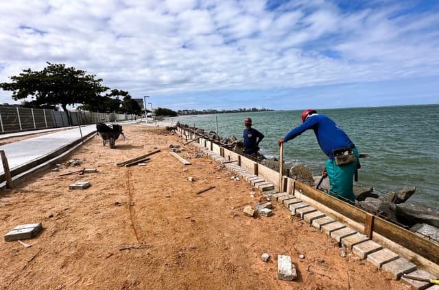 Obras do Passeio do Porto em Maceió alcançam 42% de conclusão. Reprodução: Assessoria