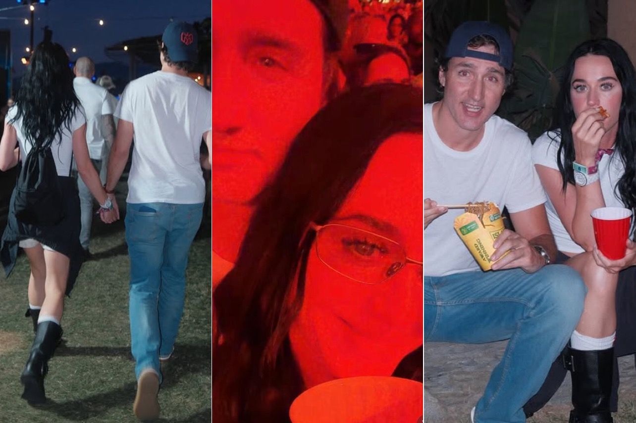 Katy Perry e Justin Trudeau curtem Coachella em clima de romance. Reprodução: Gshow