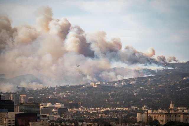 Fumaça de incêndio florestal causa alerta por partículas de cromo hexavalente em Los Angeles. Reprodução: Gizmodo