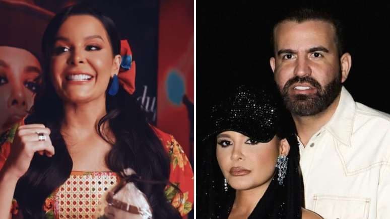 Maraisa revela casamento surpresa com Fernando Mocó durante a Festa Junina das irmãs. Reprodução: Terra