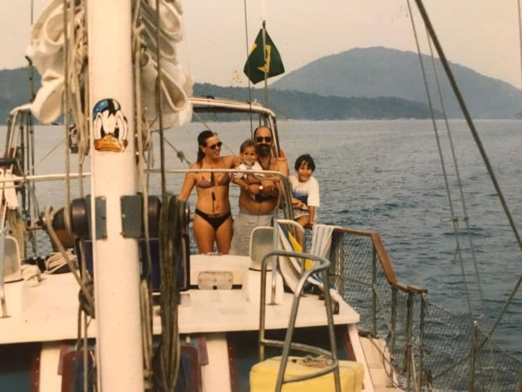 Irmãos de Ubatuba se preparam para completar a volta ao mundo em veleiro. Reprodução: Globo