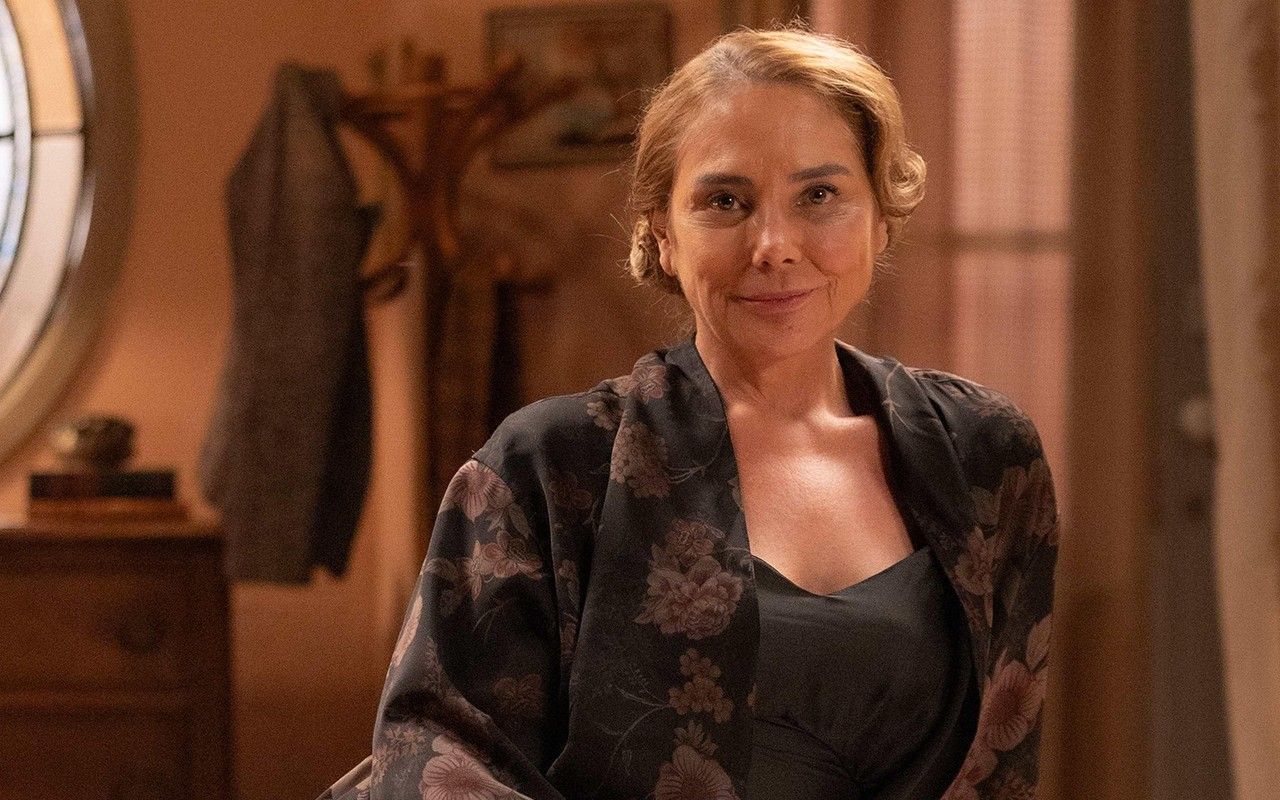 Zulma se emociona ao se despedir das crianças no Êta Mundo Melhor!. Reprodução: Gshow