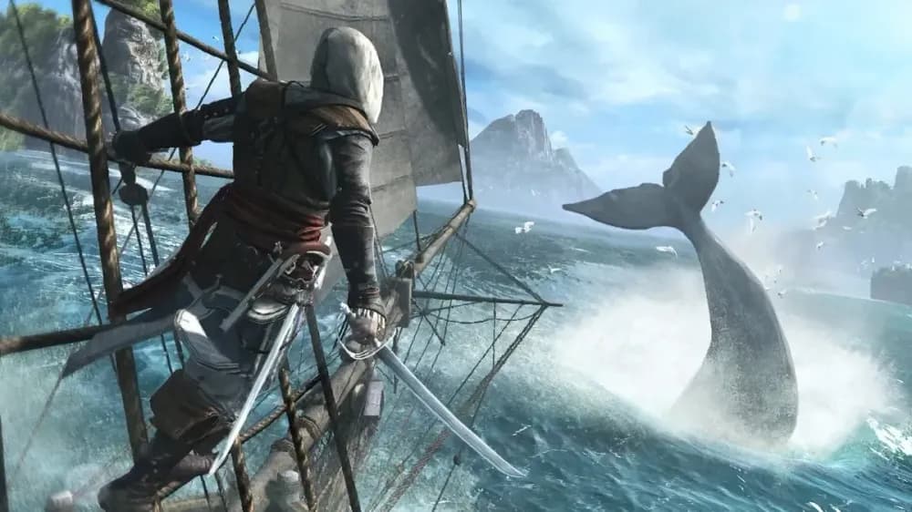 Voz de Edward Kenway levanta especulações sobre possível remake de Assassin's Creed IV: Black Flag.; Reprodução: GosuGamers