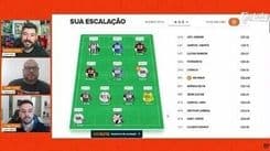 Cartola divulga escalação e desfalques para a rodada #18 do Brasileirão. Reprodução: Globo