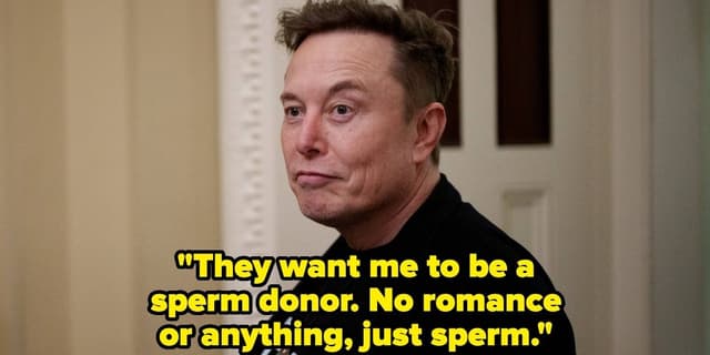 O homem mais rico do mundo almeja ter muitos filhos antes do fim do mundo. Legenda da imagem. Reprodução: BuzzFeed