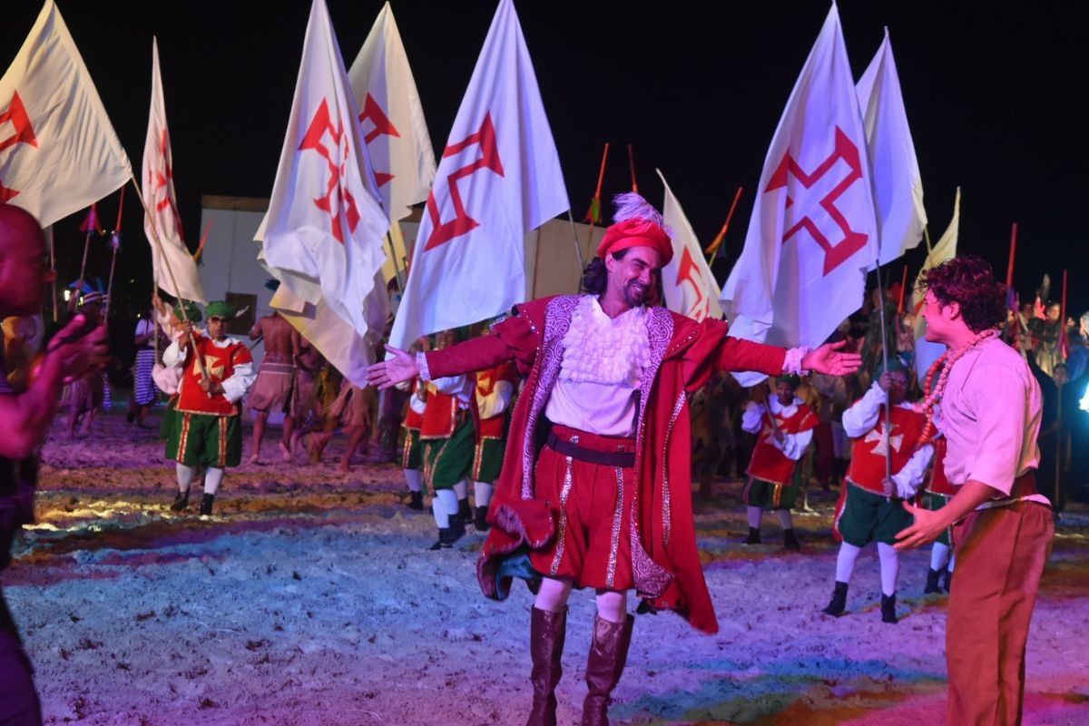 Ingressos para a encenação de São Vicente são distribuídos até sexta. Reprodução: G1