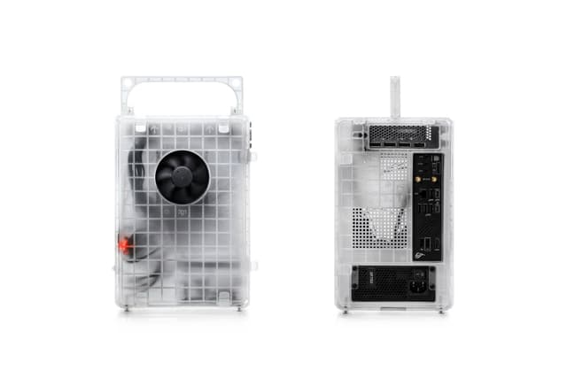 Gadgets transparent ganham destaque com o novo computador da Teenage Engineering. Reprodução: Gizmodo